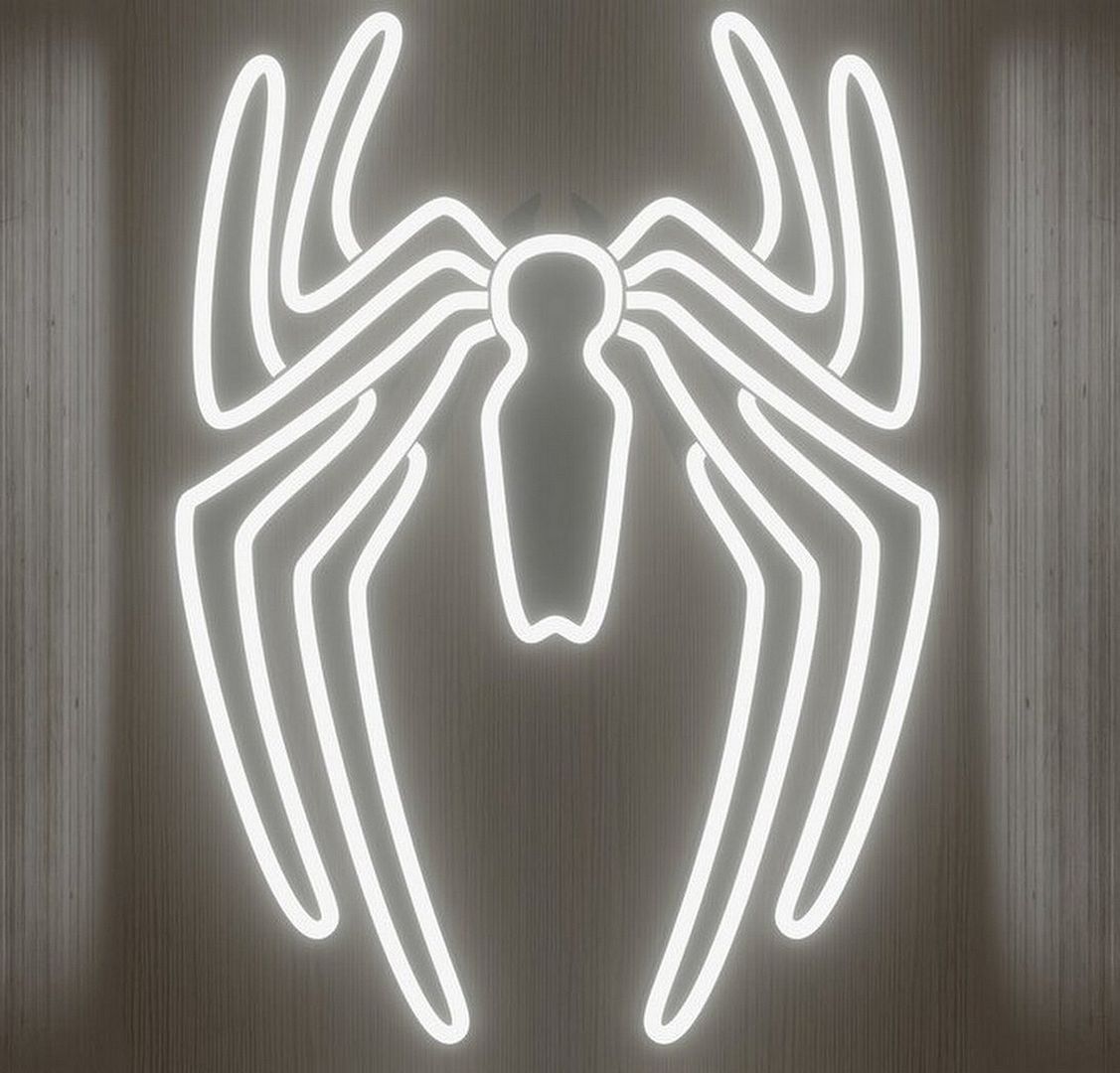 Spider LED Neon Sign for Man Cave, Dimmable Wall Decor – AOOS
