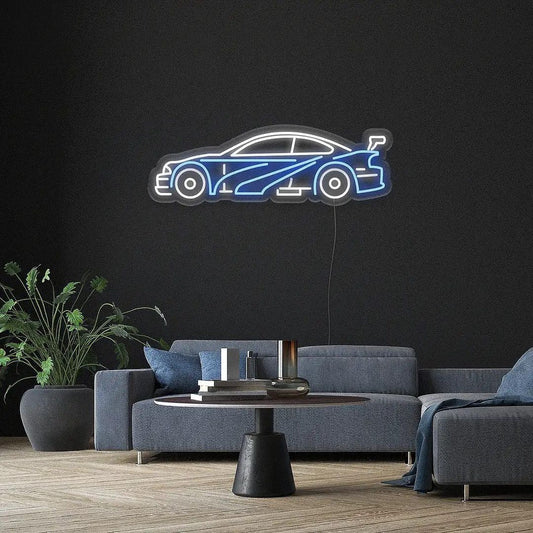 Sports Car Neon Sign
