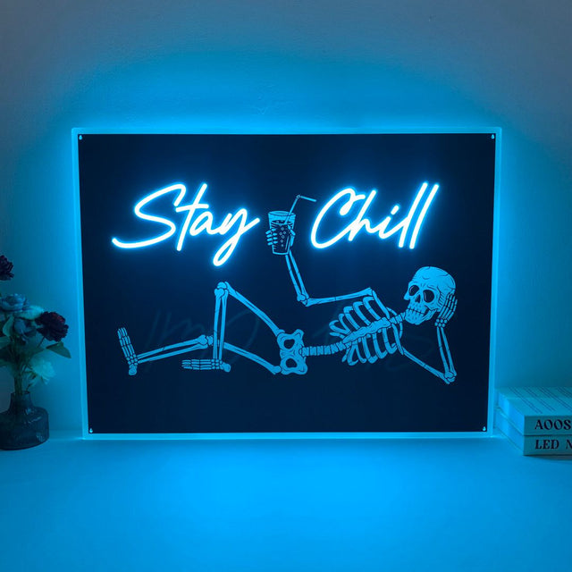 Stay Chill LED Neon Sign light up sign