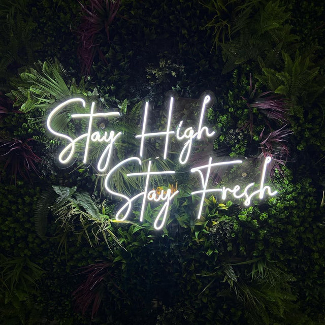 Stay High Stay Fresh LED Neon Sign light up sign