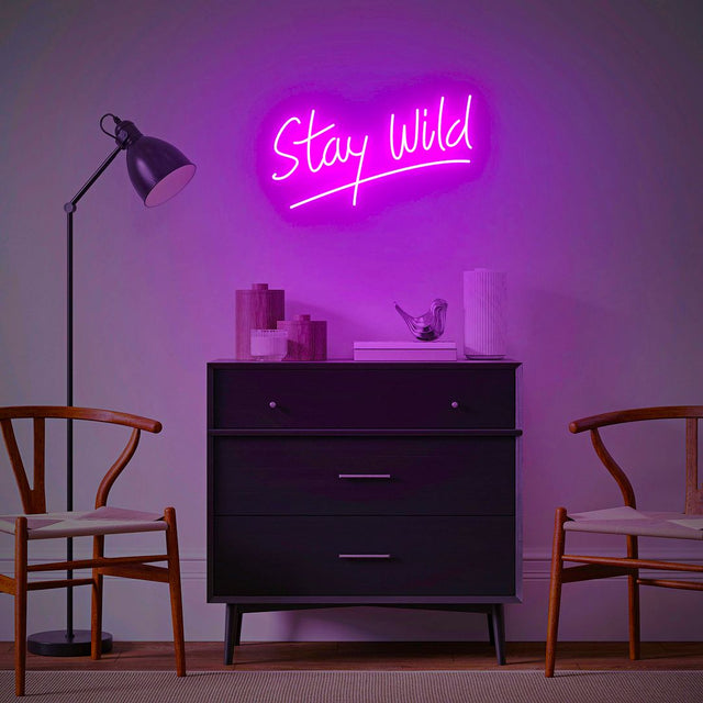 Stay Wild LED Neon Sign light up sign