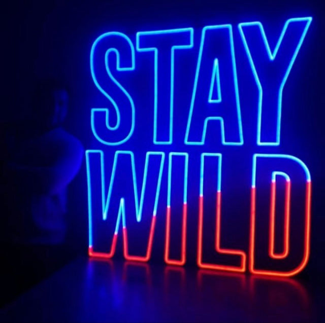 Stay Wild LED Neon Sign light up sign