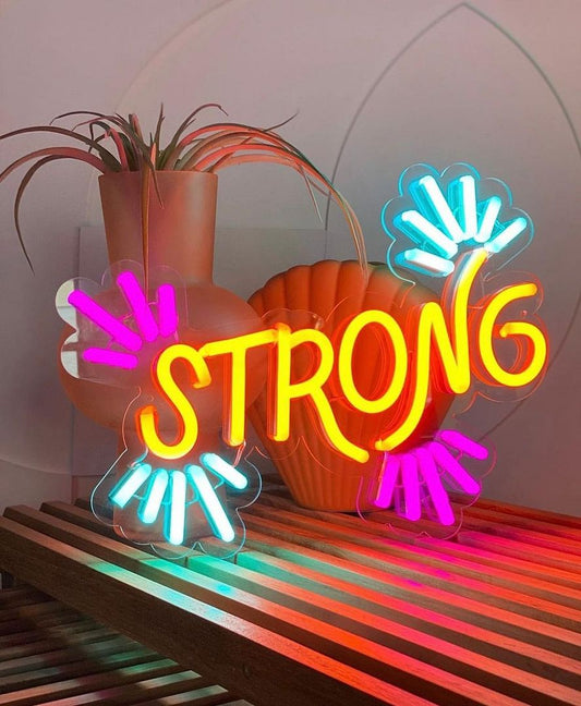 Strong Neon Sign