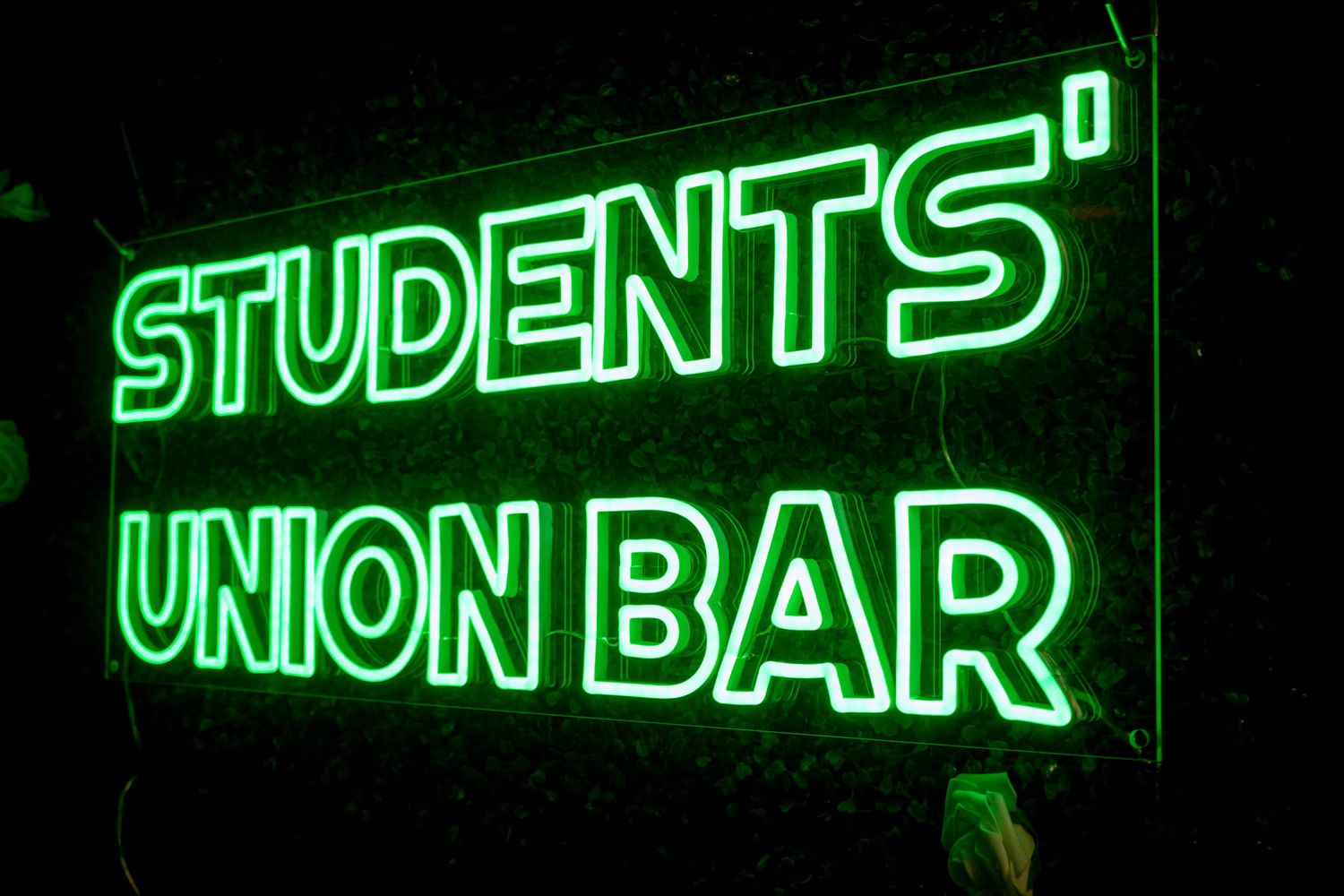 Students' Union Bar Neon Sign