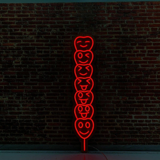 Sugar Coated Haws Neon Sign