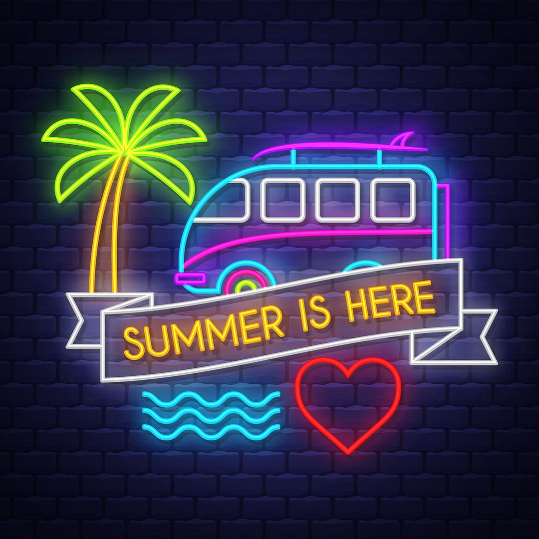 Summer is Here Neon Sign