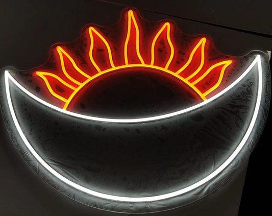 Sun and Moon Neon Sign
