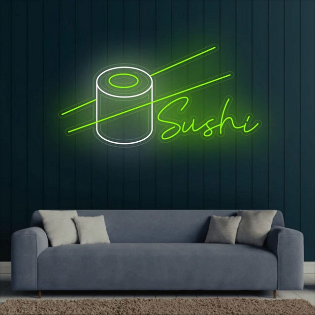 Sushi LED Neon Sign for Business light up sign