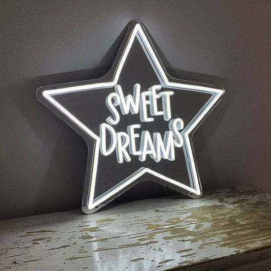 Sweet Dreams Star Neon Sign
