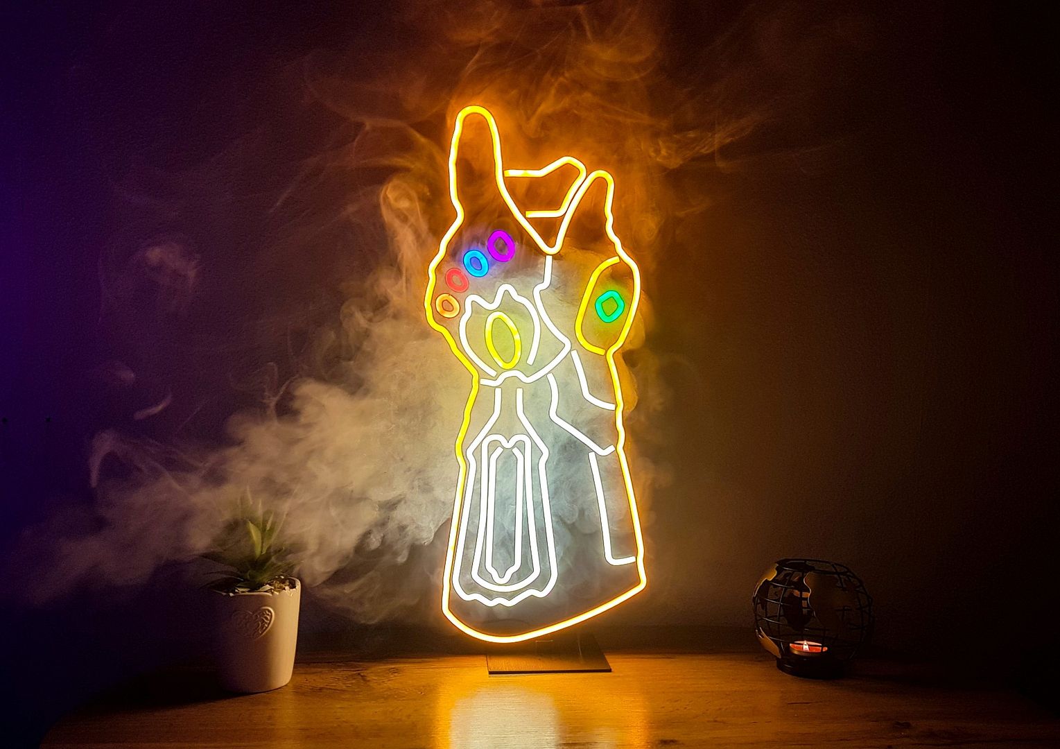 Thanos Infinity Gauntlet LED Neon Sign