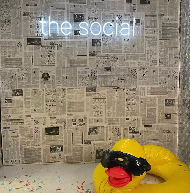 The Social LED Neon Sign light up sign