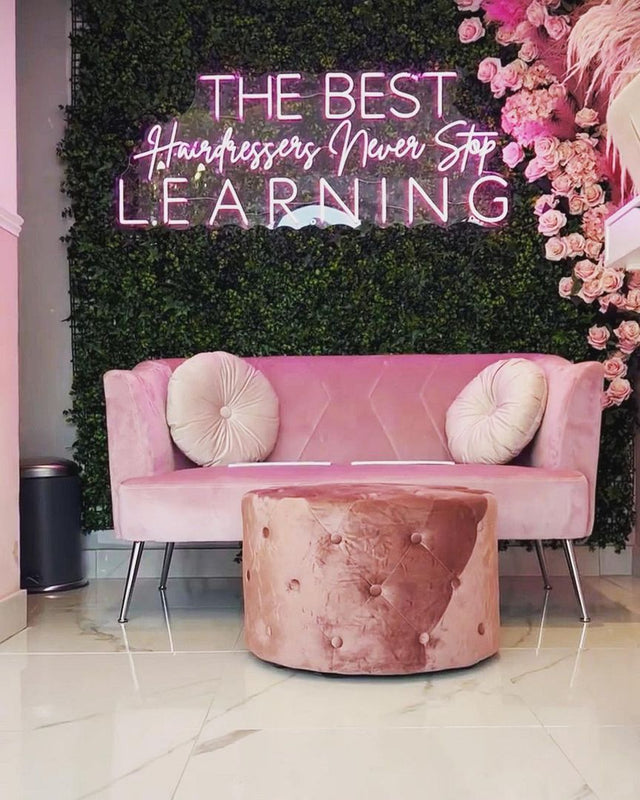 The Best Hairdressers Never Stop Learning LED Neon Sign light up sign