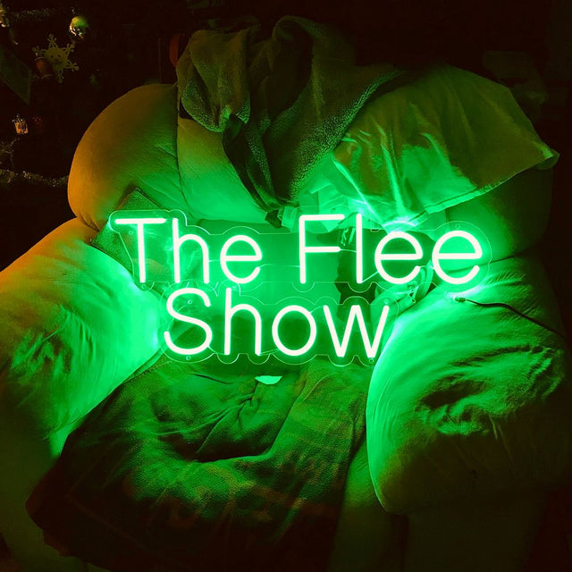 The Fire Show LED Neon Sign for Storefront light up sign