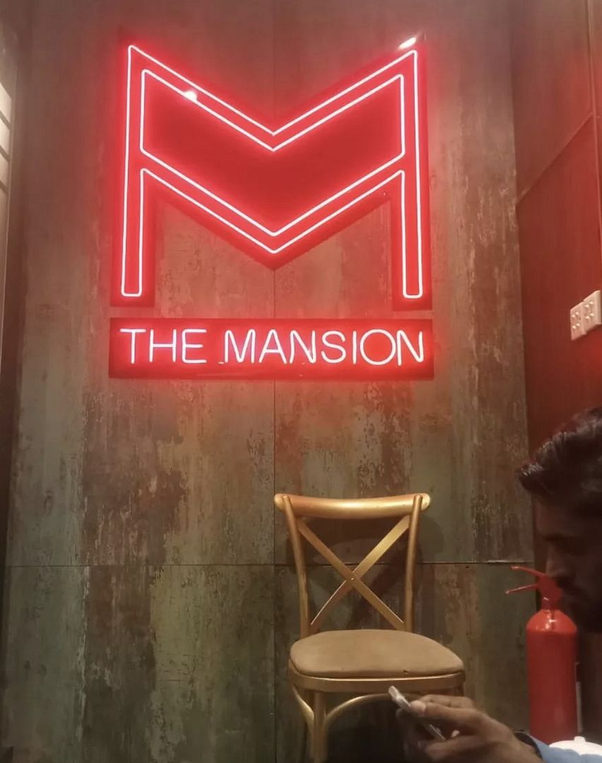 The Mansion House Neon Sign