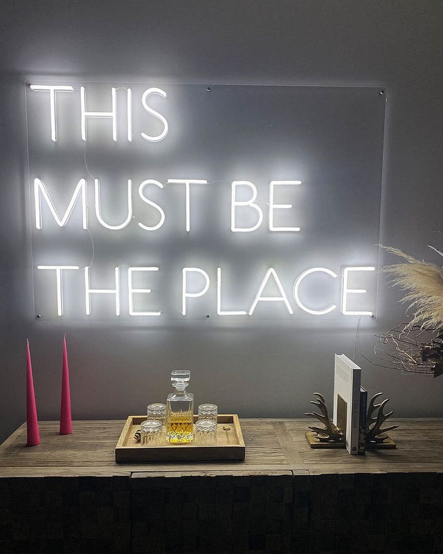 This Must Be The Place LED Neon Sign light up sign