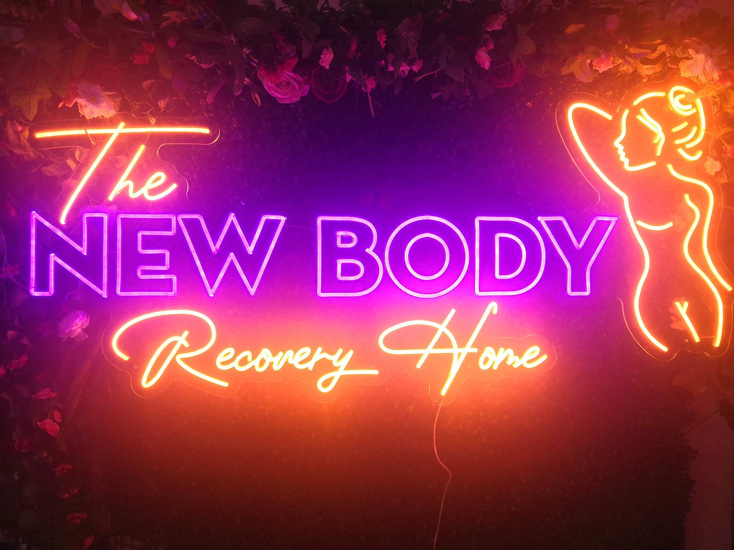 The New Body Recovery Home Neon Sign