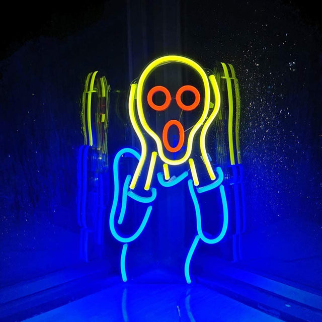 The Scream LED Neon Sign for Bar light up sign