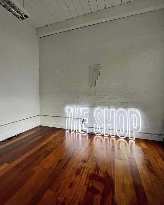 The Shop Neon Sign