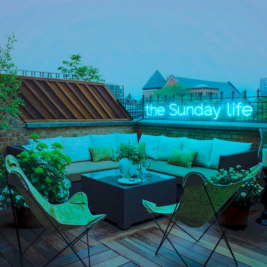 The Sunday Life Neon Sign