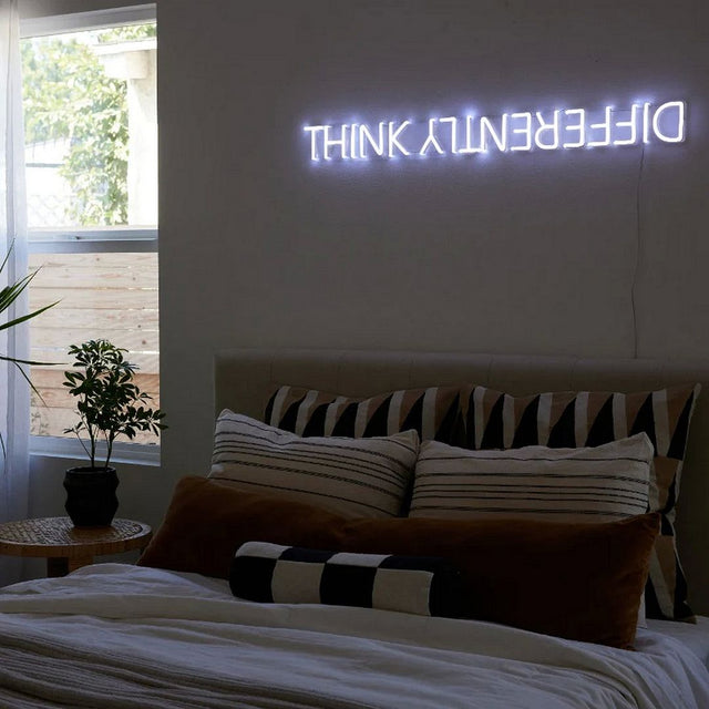 Think Differently LED Neon Sign light up sign