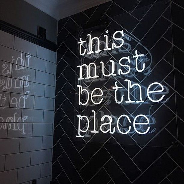 This Must Be The Place LED Neon Sign light up sign