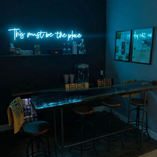 This Must Be The Place Neon Sign