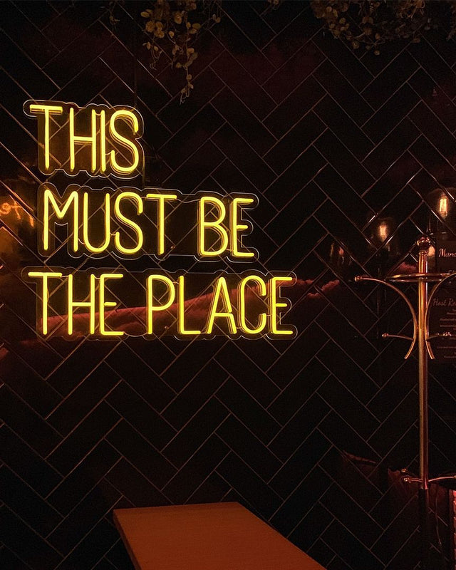 This Must Be The Place LED Neon Sign light up sign