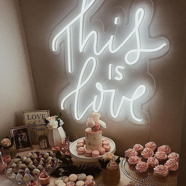 This is Love LED Neon Sign light up sign