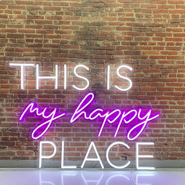 This is My Happy LED Neon Sign light up sign