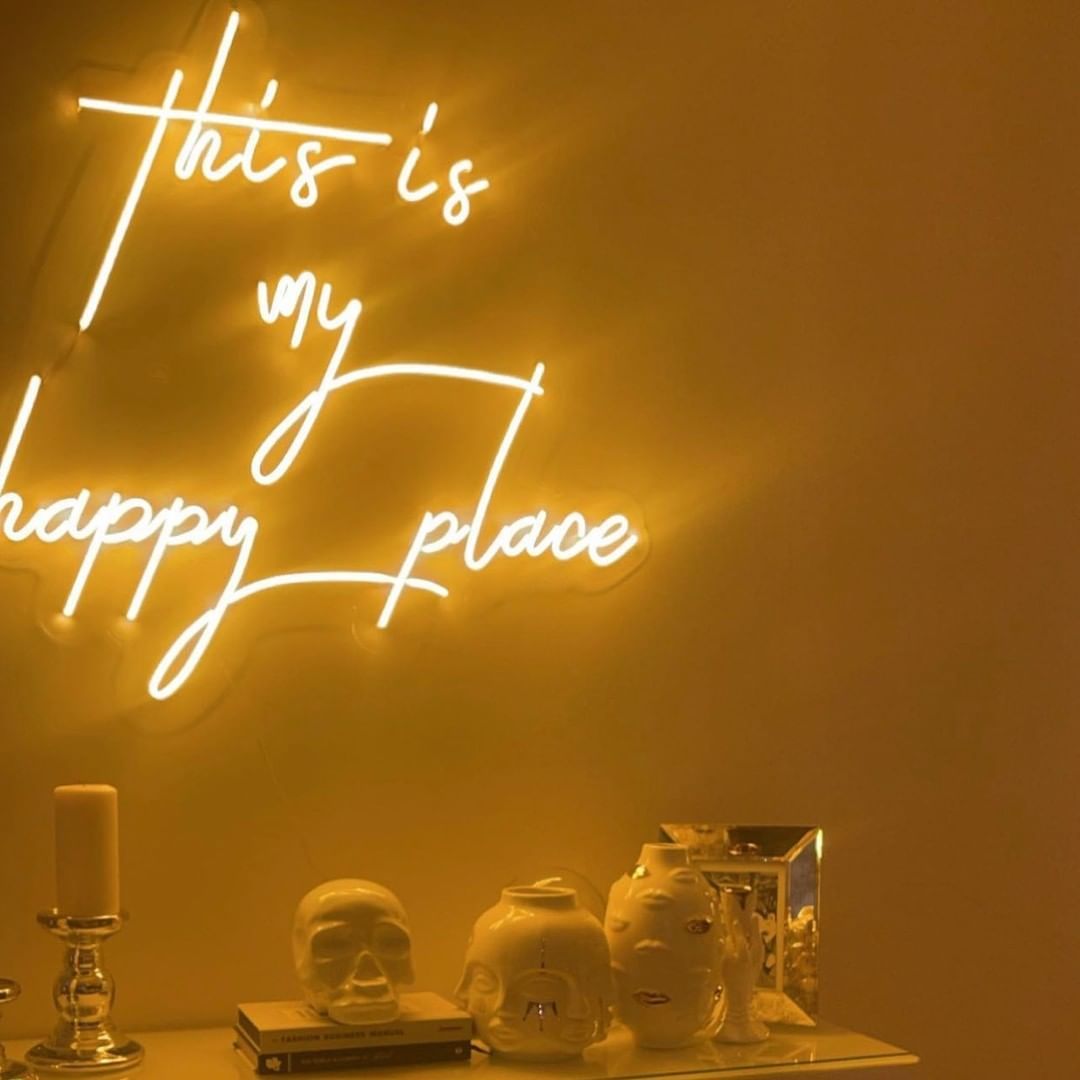This is My Happy Place Neon Sign