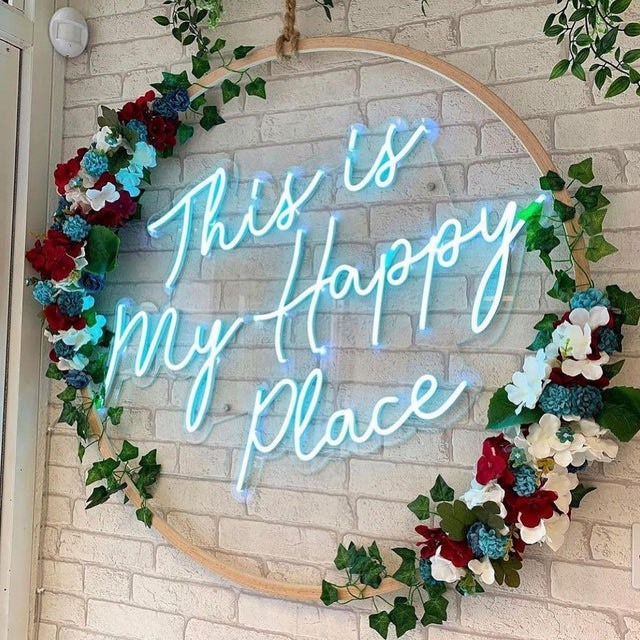 This is My Happy Place LED Neon Sign light up sign