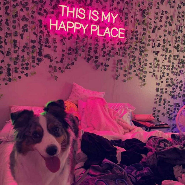 This is My Happy Place LED Neon Sign light up sign