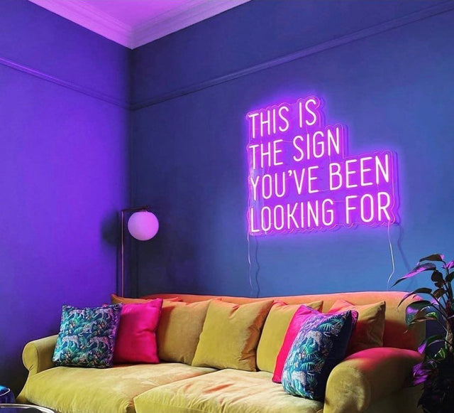 This is The Sign You've Been Looking For LED Neon Sign light up sign