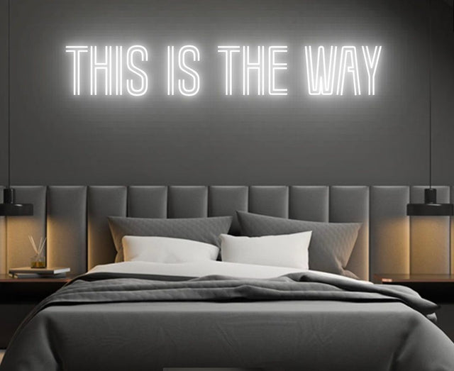 This is The Way LED Neon Sign light up sign
