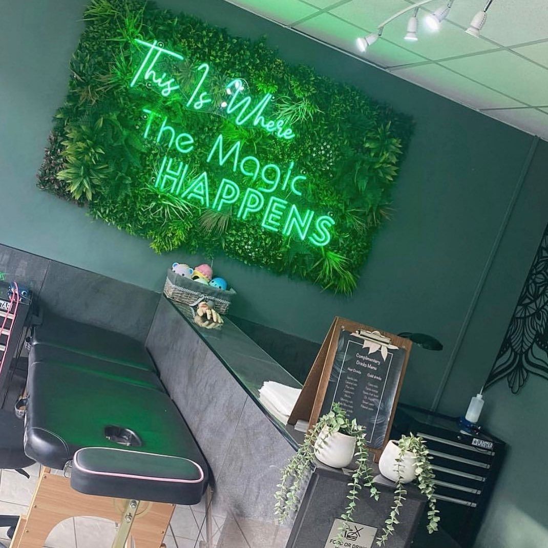 Custom Made Neon Signs, This is Where The Magic Happens Neon Sign, LED