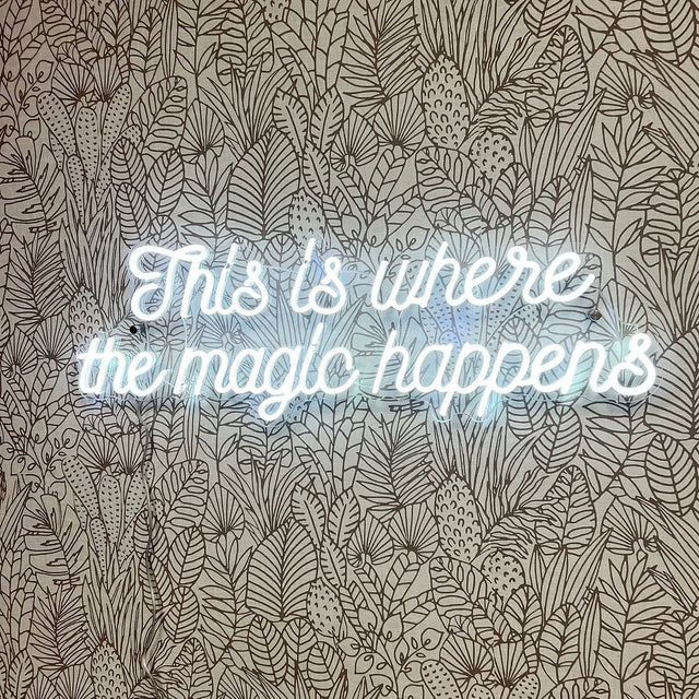 This is Where The Magic Happens LED Neon Sign light up sign