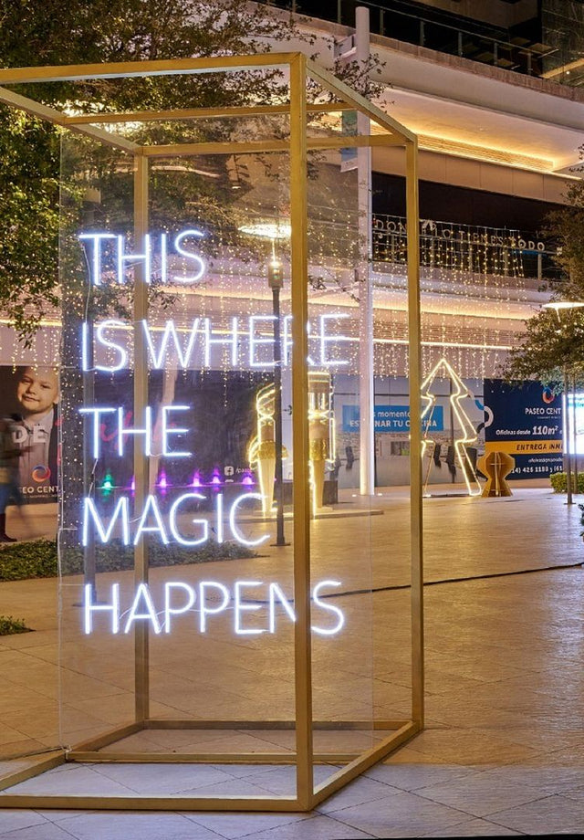 This is Where The Magic Happens LED Neon Sign for Party light up sign
