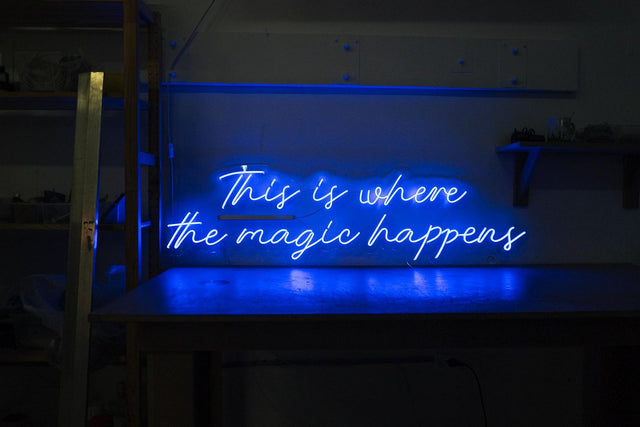 This is Where The Magic Happens LED Neon Sign light up sign