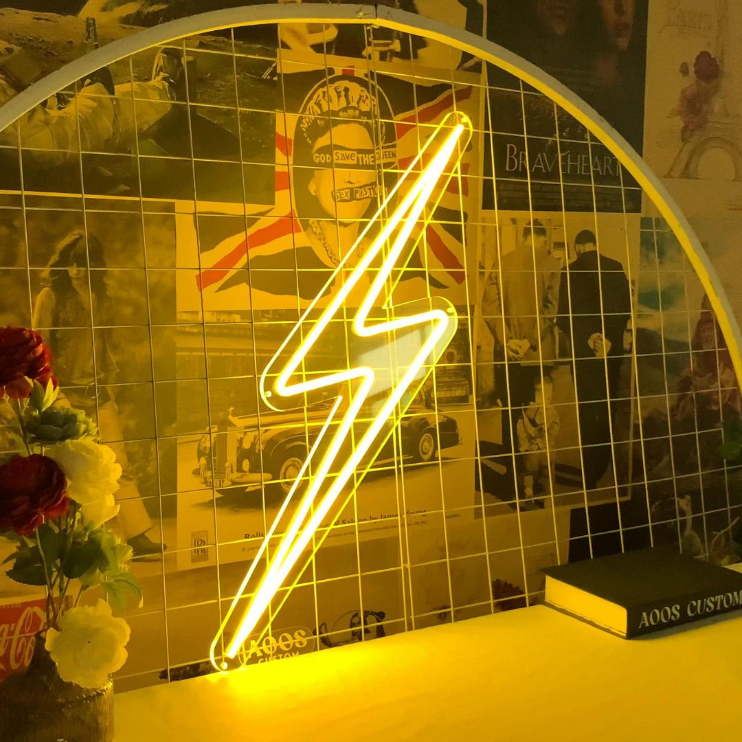 Thunderbolt Lightning Bolt Neon Sign