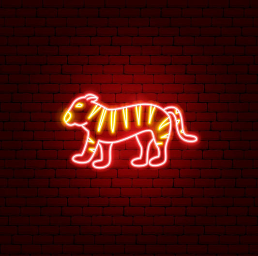 Tiger Chinese Zodiac Neon Sign