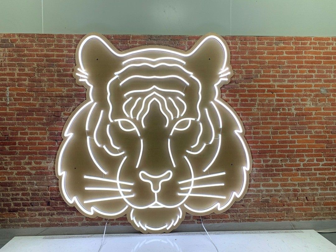 Tiger Head Neon Sign