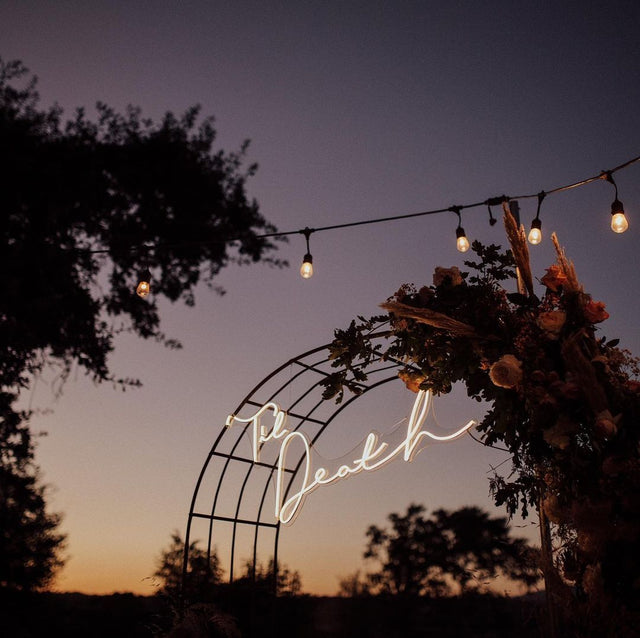 Til Death LED Neon Sign light up sign