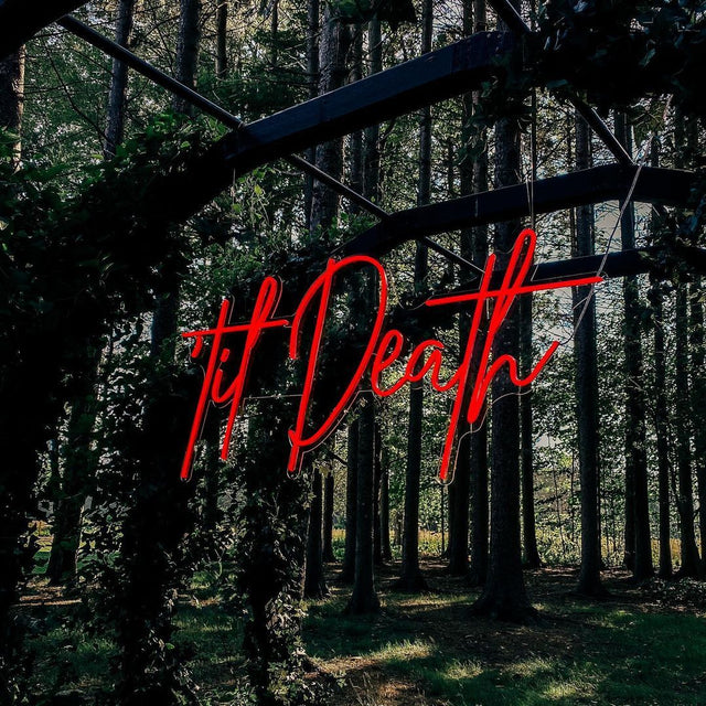Til Death LED Neon Sign light up sign