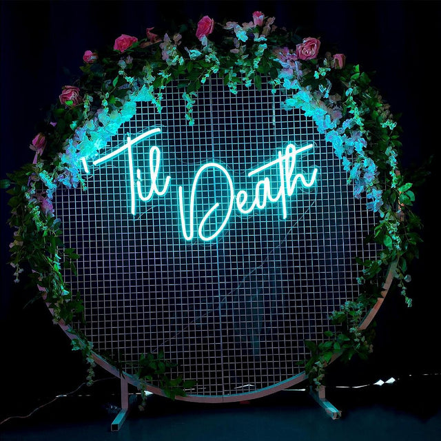 Til Death LED Neon Sign light up sign