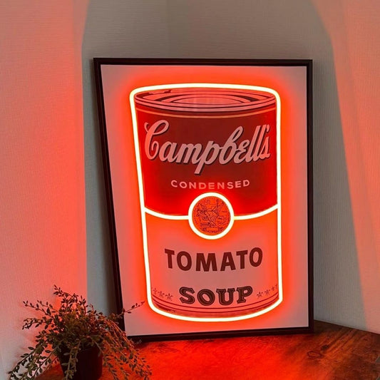 Tomato Soup Neon Art Frame Neon Sign