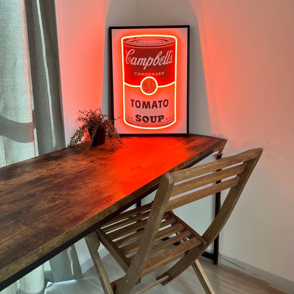 Tomato Soup Neon Art Frame Neon Sign