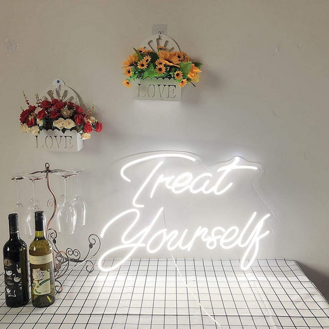 Treat Yourself LED Neon Sign light up sign