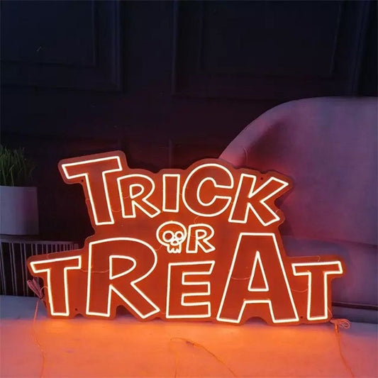 Trick or Treat Neon Sign