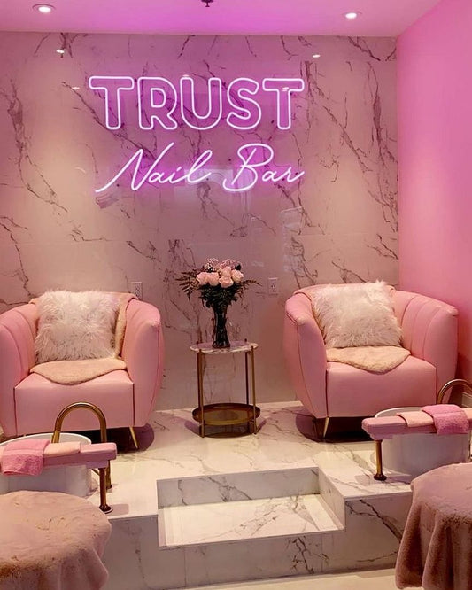 Trust Nail Bar Neon Sign