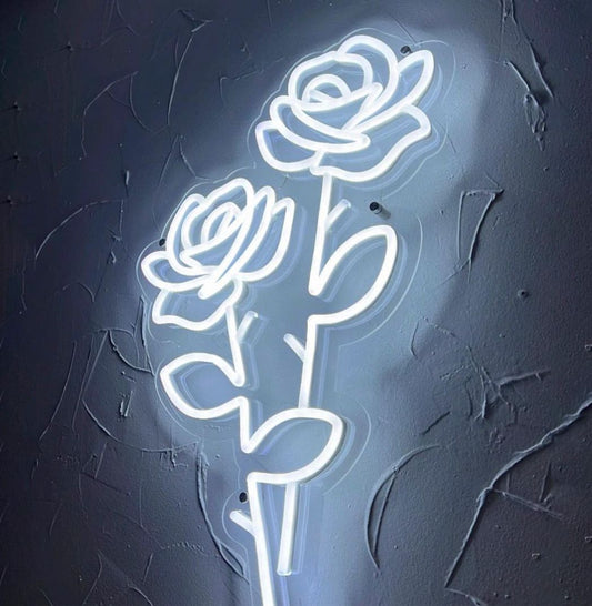 Two Roses Neon Sign